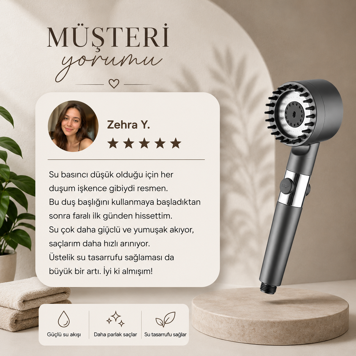 Showex Premium Duş Başlığı